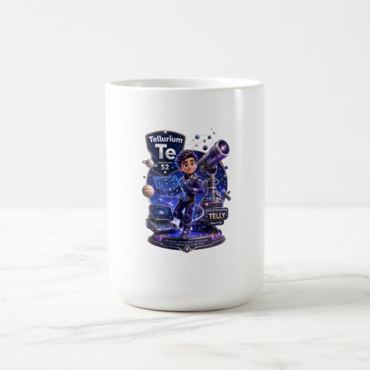 ATOMIVRA™のテルルキャラ コーヒーマグカップ (中央)