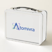 ATOMIVRA™の酸素 メタルランチボックス (裏面)