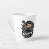 ATOMIVRA カーボンキャラクター カフェラテマグ (左アングル)
