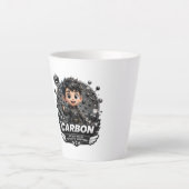 ATOMIVRA カーボンキャラクター カフェラテマグ (正面)