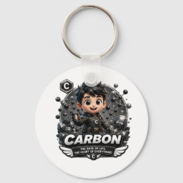 ATOMIVRA カーボンキャラクター キーホルダー