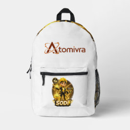 ATOMIVRA ナトリウムキャラ プリントバックパック