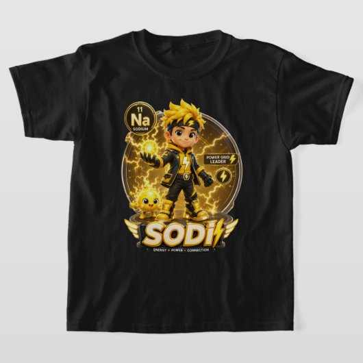 ATOMIVRA ナトリウム キャラクター Tシャツ (レイダウン)