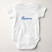 ATOMIVRA 水素キャラクター  ベビーボディスーツ (裏面)