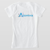 ATOMIVRA 酸素キャラクター Tシャツ (レイダウン裏面)
