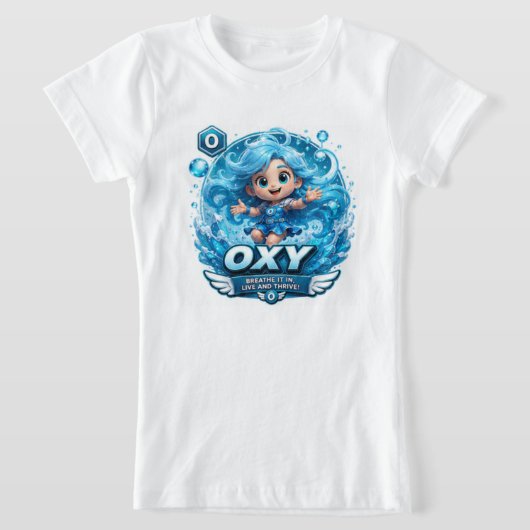 ATOMIVRA 酸素キャラクター Tシャツ (レイダウン)