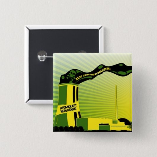 atomkraft abschalten 缶バッジ (正面&裏面)