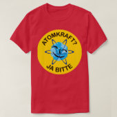 Atomkraft ja bitte tシャツ (デザイン正面)