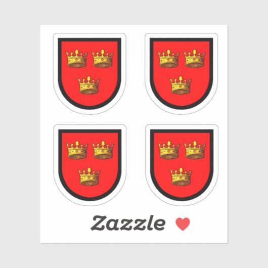 Atoned Arms of St. Etheldreda (Audrey) - 4-Up シール (シート)