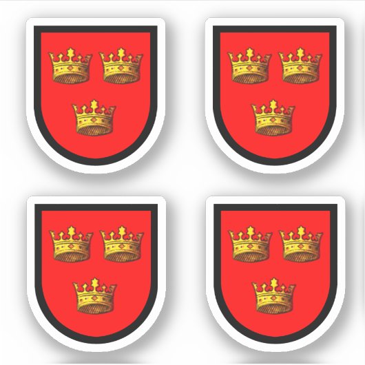 Atoned Arms of St. Etheldreda (Audrey) - 4-Up シール (正面)