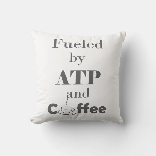 ATPとコーヒーで燃料を供給 クッション (正面)