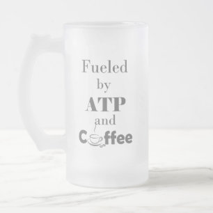 ATPとコーヒーで燃料を供給 フロストグラスビールジョッキ
