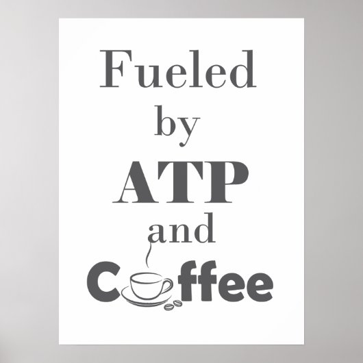 ATPとコーヒーで燃料を供給 ポスター (正面)