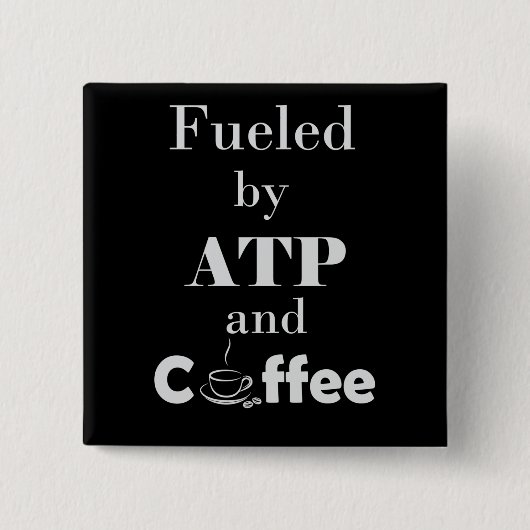 ATPとコーヒーで燃料を供給 缶バッジ (正面)