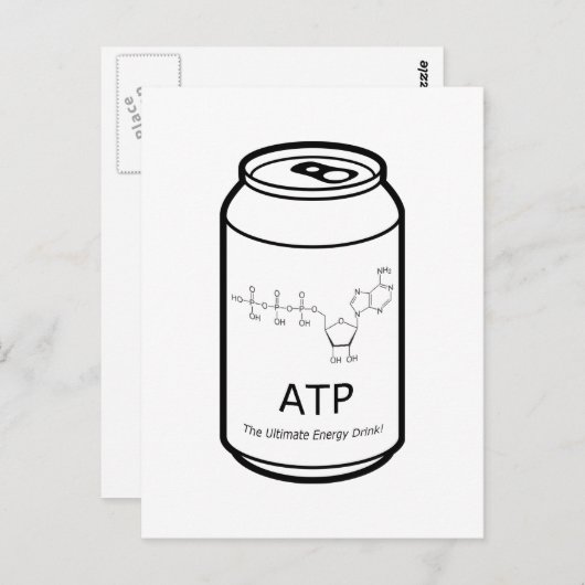 ATPエネルギードリンク ポストカード (正面/裏面)