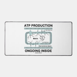 ATP Production Ongoing Inside Mitochondrion デスクマット