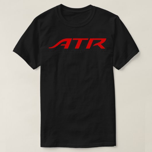 ATR航空機 Tシャツ (デザイン正面)