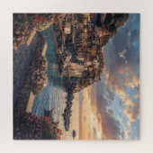 Atrani Sunset Harbor - Amalfi Coast Italian Villag ジグソーパズル (横)