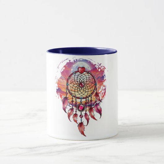 Atrapasueño al amanecer マグカップ (中央)