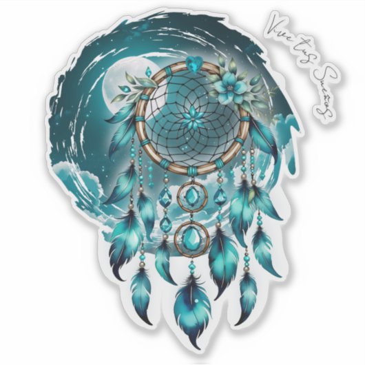 Atrapasueños bajo la Luna Llena シール (正面)