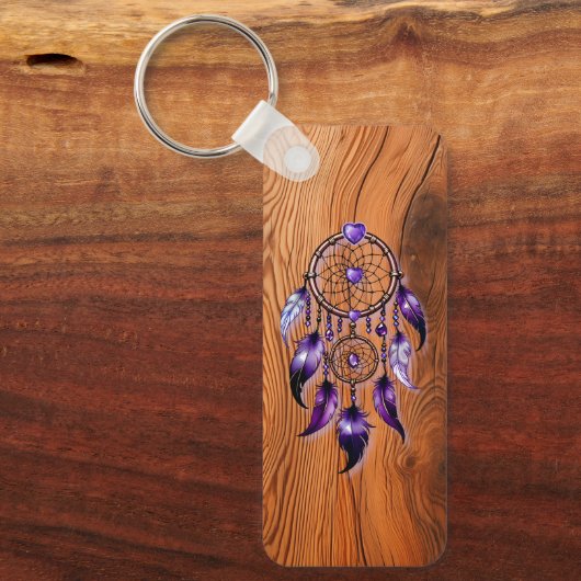 Atrapasueños corazón de Amatista キーホルダー (正面)