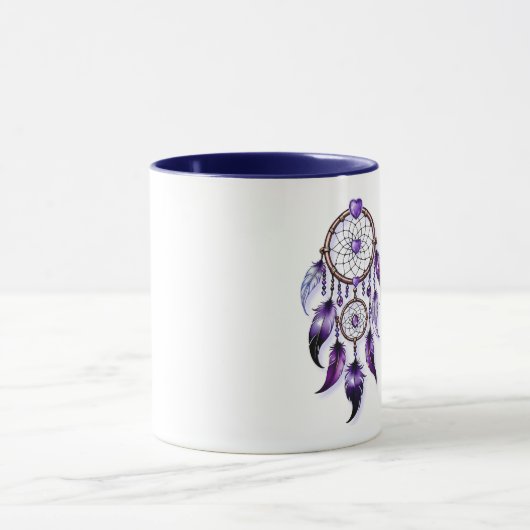 Atrapasueños corazón de Amatista マグカップ (中央)