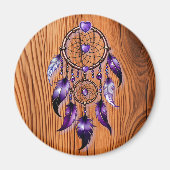 Atrapasueños corazón de Amatista マグネット (正面)