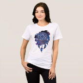 Atrapasueños en noche estrellada トライブレンドＴシャツ (正面全面)