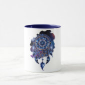 Atrapasueños en noche estrellada マグカップ (中央)