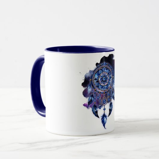 Atrapasueños en noche estrellada マグカップ (正面左)