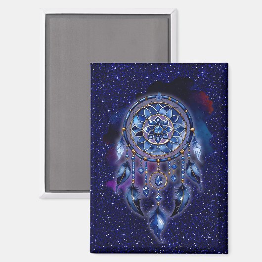 Atrapasueños en noche estrellada マグネット (正面/裏面)