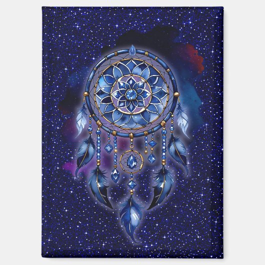 Atrapasueños en noche estrellada マグネット (正面)