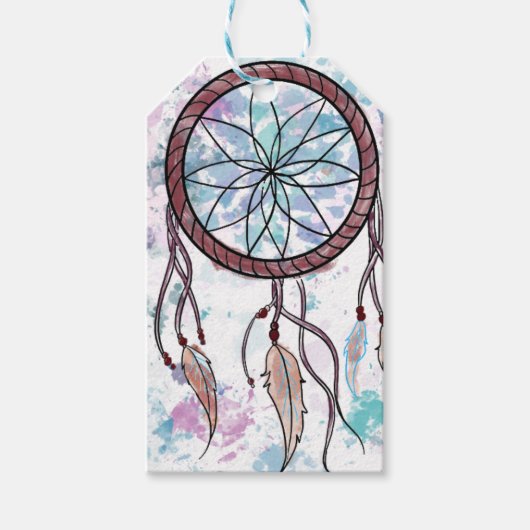 Atrapasueños pegatina ギフトタグ (正面)