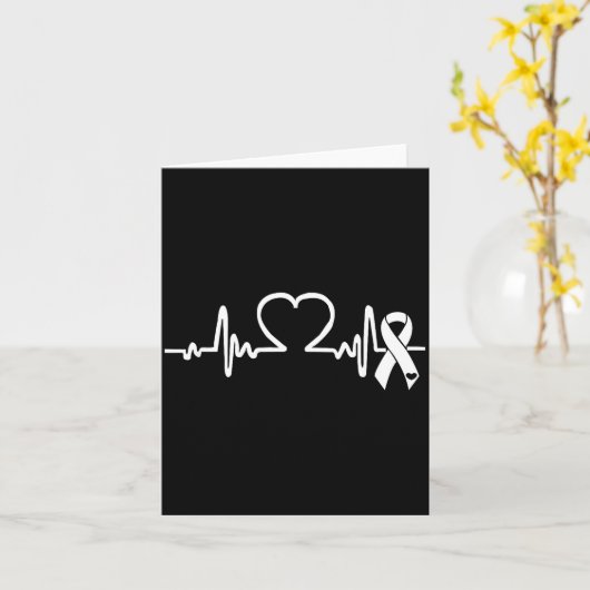 Atrial Fibrillation American Heart Disease Awarene カード (黄色い花)