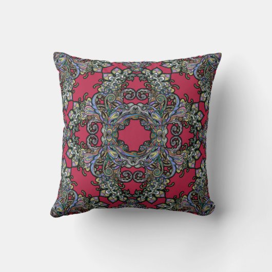 Atribute to Italian Renaissance Throw Pillow クッション (裏面)