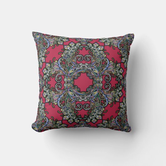 Atribute to Italian Renaissance Throw Pillow クッション (正面)