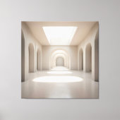 Atrium with Skylight Opening キャンバスプリント (正面)