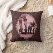 Attachée à mon Bouledogue Français クッション (ブランケット)