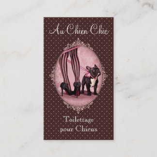 Attachée à mon Bouledogue Français 名刺