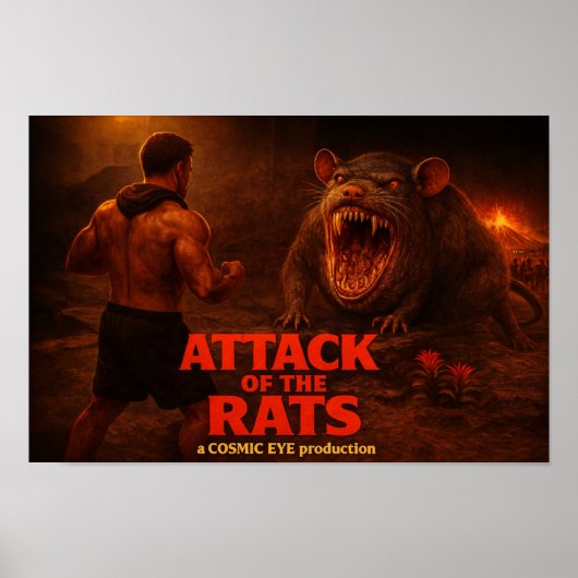 Attack of the Rats — Official Movie Poster  ポスター (正面)