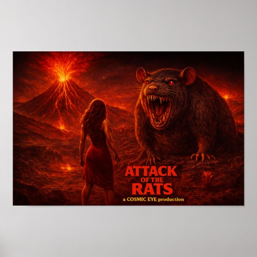 Attack of the Rats Poster ポスター (正面)