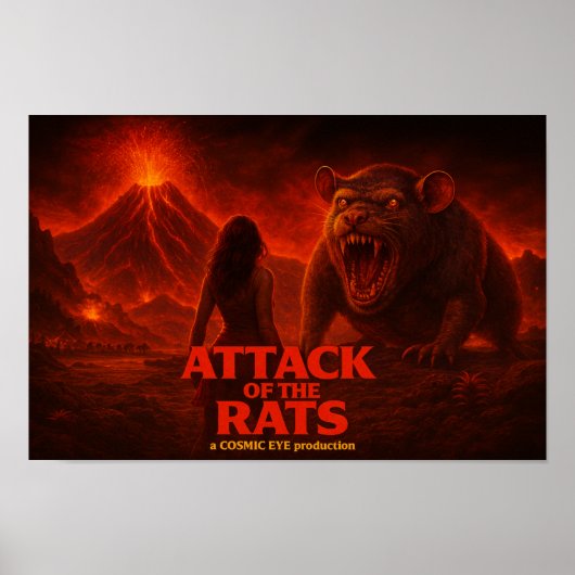Attack of the Rats Poster ポスター (正面)