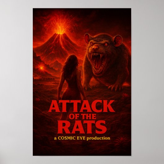 Attack of the Rats Poster ポスター (正面)