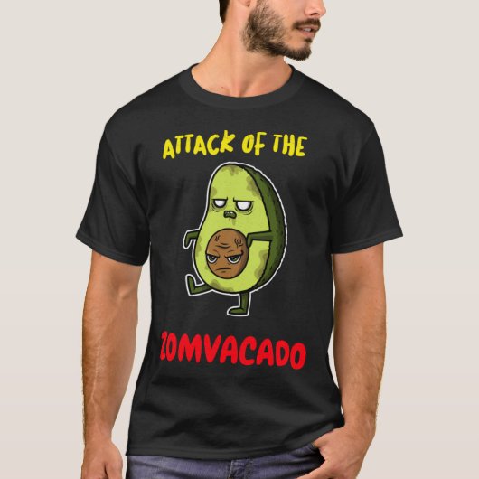 ATTACK OF THE ZOMVACADO u2013 AVACADO HALLOWEEN C Tシャツ (正面)