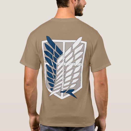Attack on Titan Tシャツ (裏面)