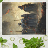 Attack the place キッチンタオル (折り畳み)