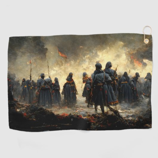 Attack the place ゴルフタオル (横)