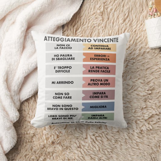 Atteggiamento Vincente クッション (ブランケット)