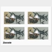 Attempted Burglary 長方形シール (シート)