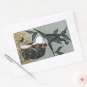 Attempted Burglary 長方形シール (封筒)